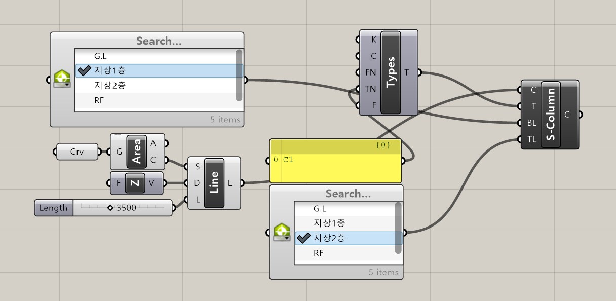 S-Column Grasshopper Definition
