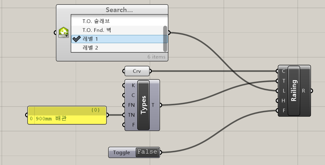 Railing Grasshopper Definition