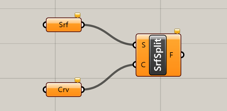 Surface Split Grasshopper Definition